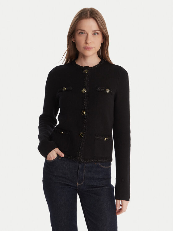 TWINSET TWINSET Sacou 252TT3040 Negru Regular Fit