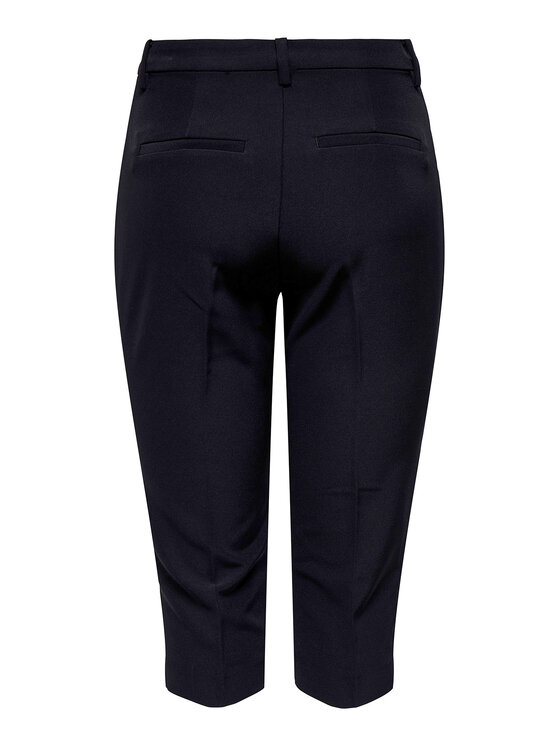 ONLY ONLY Spodnie capri Gitta 15349571 Czarny Slim Fit