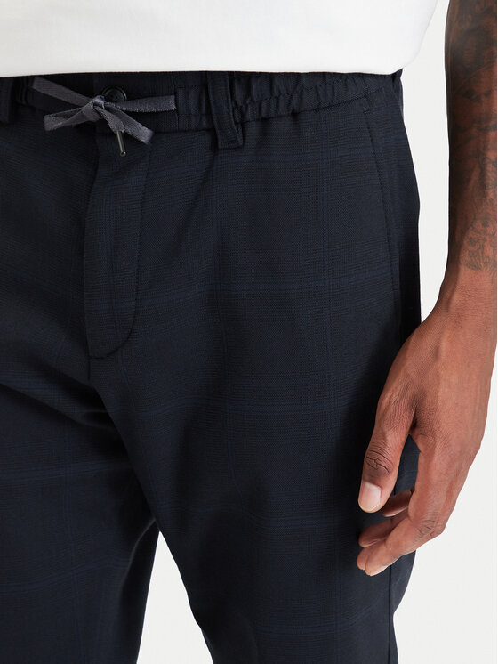 BOSS BOSS Чино панталони 50571678 Тъмносин Tapered Fit