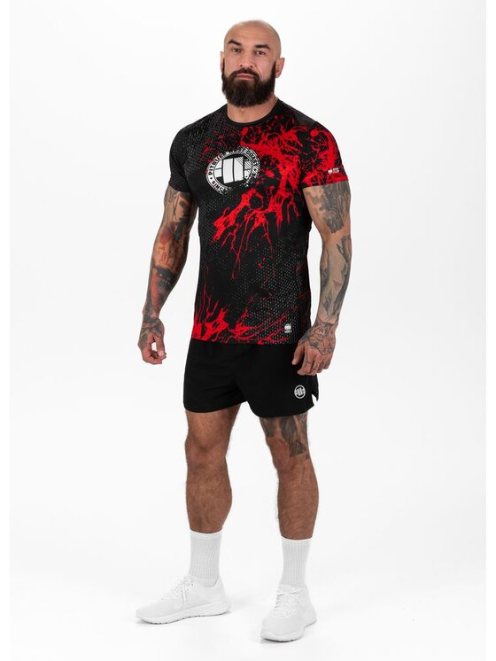 PITBULL PITBULL T-Shirt Koszulka Czarny Regular Fit