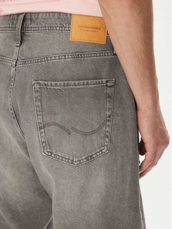 Jack & Jones Jack & Jones Szorty jeansowe Alex 12274957 Szary Loose Fit