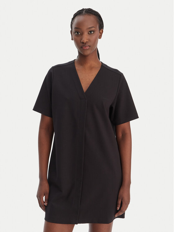 Calvin Klein Jeans Calvin Klein Jeans Kleid für den Alltag LV047E209G Schwarz Regular Fit