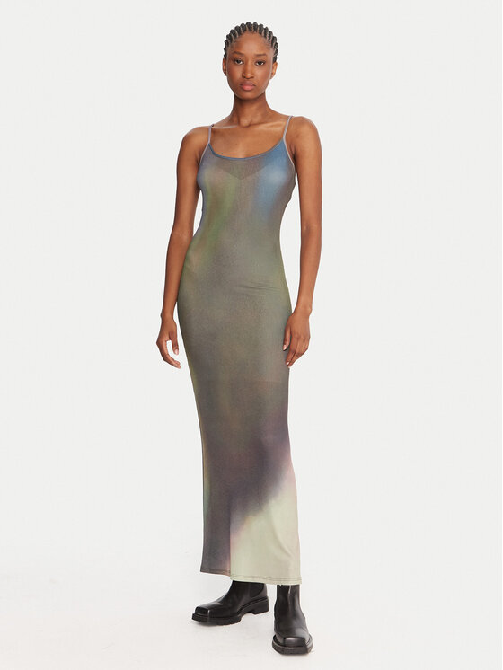 Desigual Desigual Každodenní šaty Janis 25WWVK13 Barevná Slim Fit