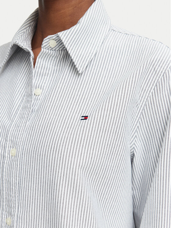 Tommy Hilfiger Tommy Hilfiger Koszula WW0WW46111 Szary Relaxed Fit