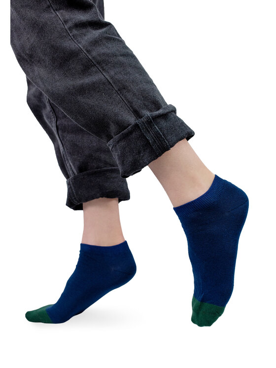 Kabak Kabak Skarpety stopki unisex stopki Granatowy