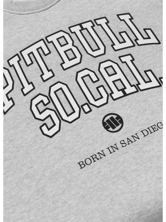 PITBULL PITBULL Bluza SO CAL Szary Regular Fit