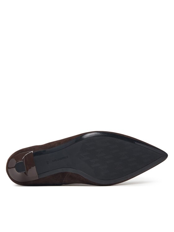 KARL LAGERFELD KARL LAGERFELD Botki Sienna KL32747 Brązowy ciemny