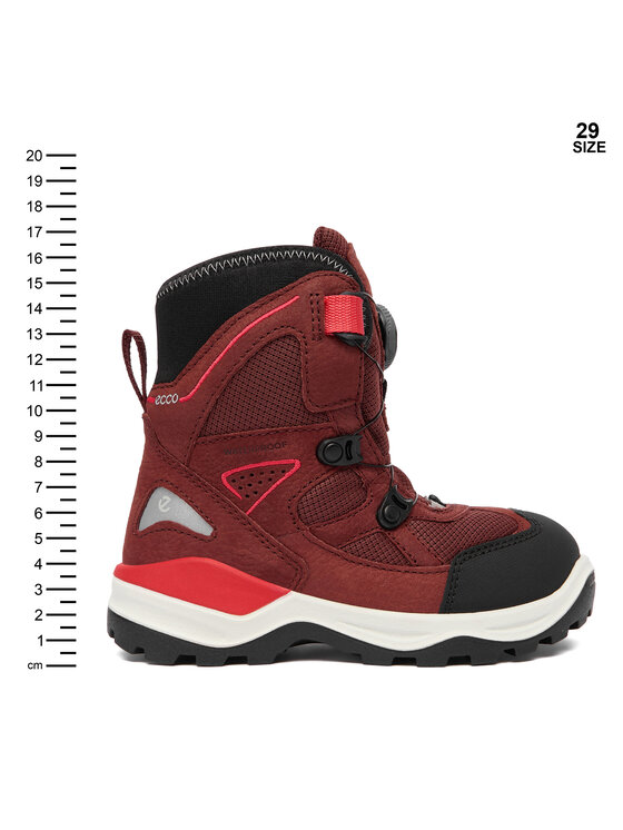 ECCO ECCO Snehule Snow Mountain 71033261049 Červená