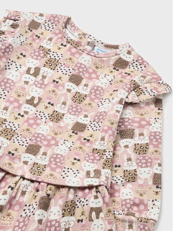 Mayoral Mayoral Vestito da giorno 2.994 Rosa Regular Fit