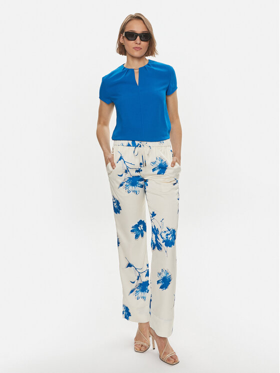 Calvin Klein Calvin Klein Bluzka K20K207062 Niebieski Regular Fit