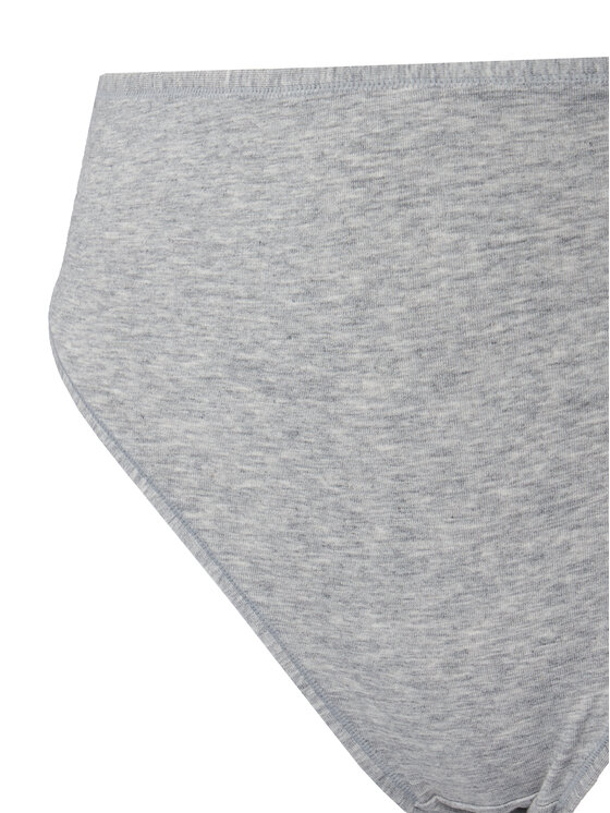 Hunkemöller Hunkemöller Mutande classiche a vita alta 302033 Grigio