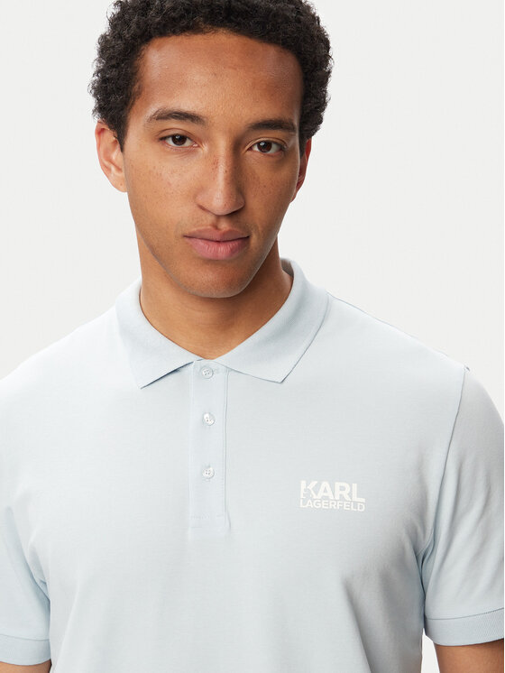 KARL LAGERFELD KARL LAGERFELD Polo 745780 563235 Svijetlo plava Regular Fit