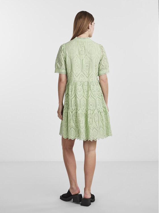 YAS YAS Poletna obleka Holi 26027163 Zelena Regular Fit