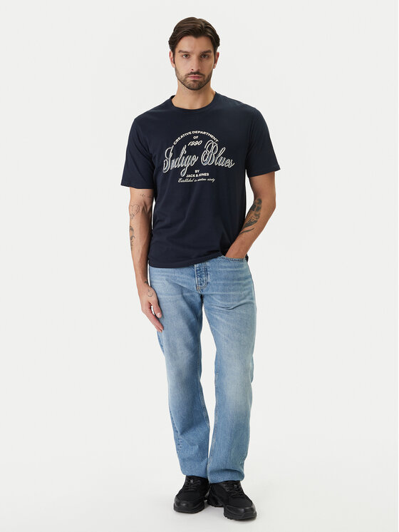 Jack & Jones Jack & Jones T-särk Earchive 12297673 Tumesinine Regular Fit