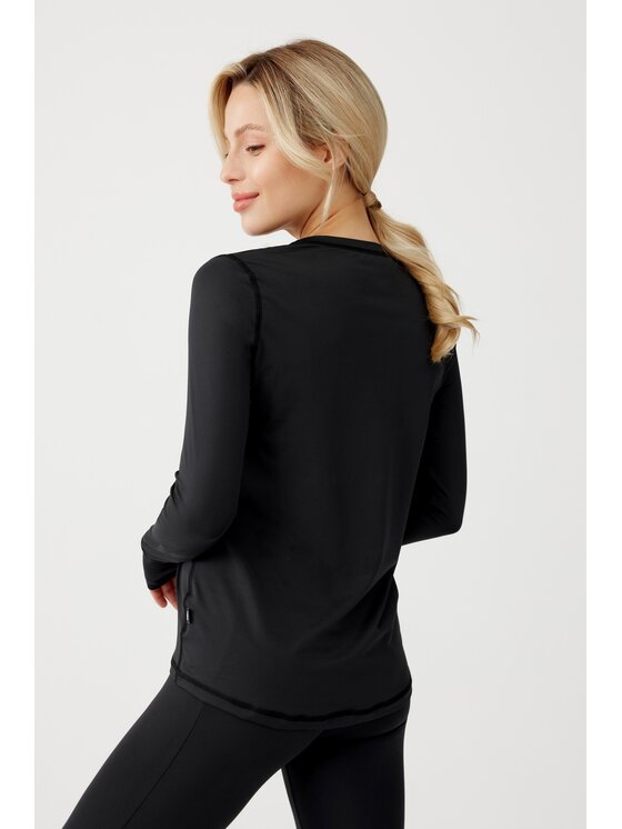 ROUGH RADICAL ROUGH RADICAL Maglietta tecnica FUN LS Nero Regular Fit