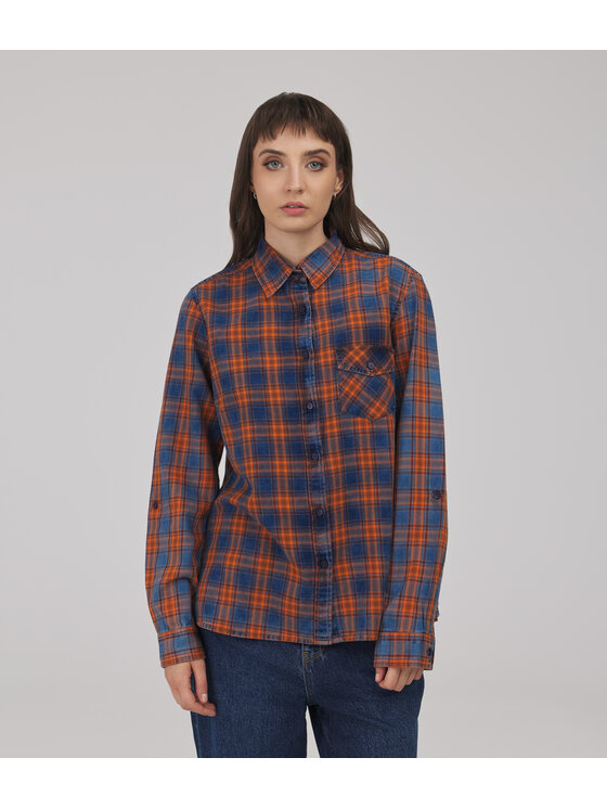 Lee Cooper Lee Cooper Koszula jeansowa ANABEL Granatowy Regular Fit