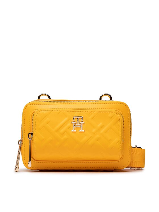 Tommy Hilfiger Geantă Iconic Tommy Camera Bag Mono AW0AW14367 Galben AW0AW14367 imagine noua