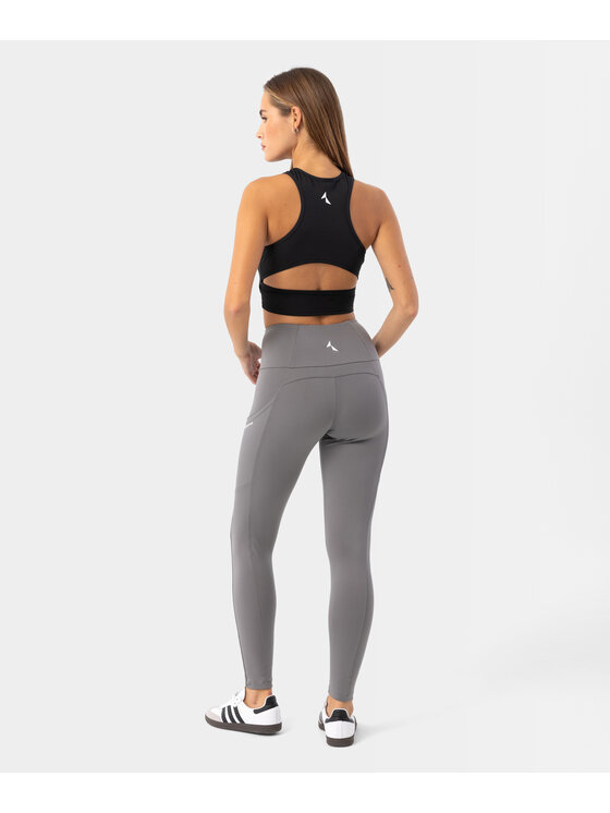 Carpatree Carpatree Legginsy Libra leggings Szary Fitted Fit