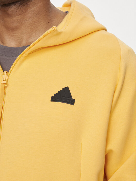 adidas adidas Bluza Z.N.E. Premium IR5237 Żółty Loose Fit