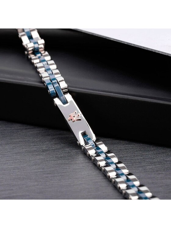 Maserati Maserati Bransoletka JM220ASR08 Srebrny