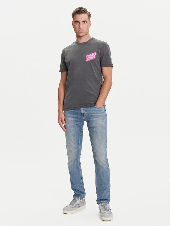 Tommy Jeans Tommy Jeans Póló Novelty DM0DM21829 Szürke Regular Fit