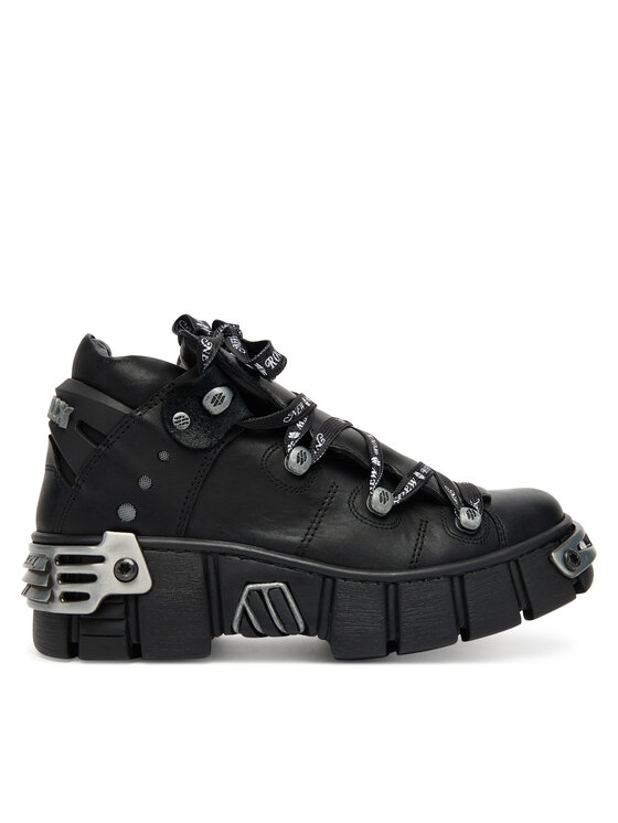 NEW ROCK NEW ROCK Sneakersy M-WALL106NSHLACE-C2 Czarny