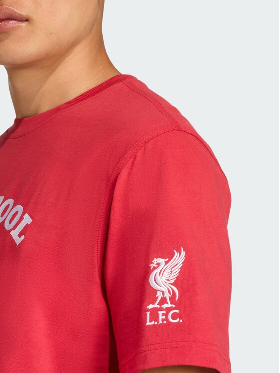 adidas adidas Koszulka techniczna Liverpool FC US Pack Tee Czerwony Regular Fit