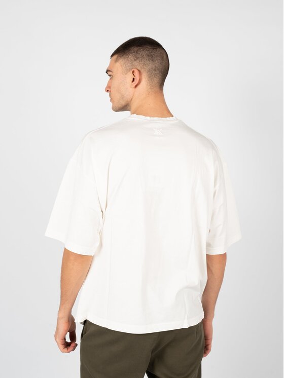 Xagon Xagon T-Shirt A23082ZX99JE Écru Oversize