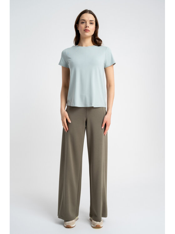 CLICK CLICK Bluzka 10-6703 Błękitny Regular Fit