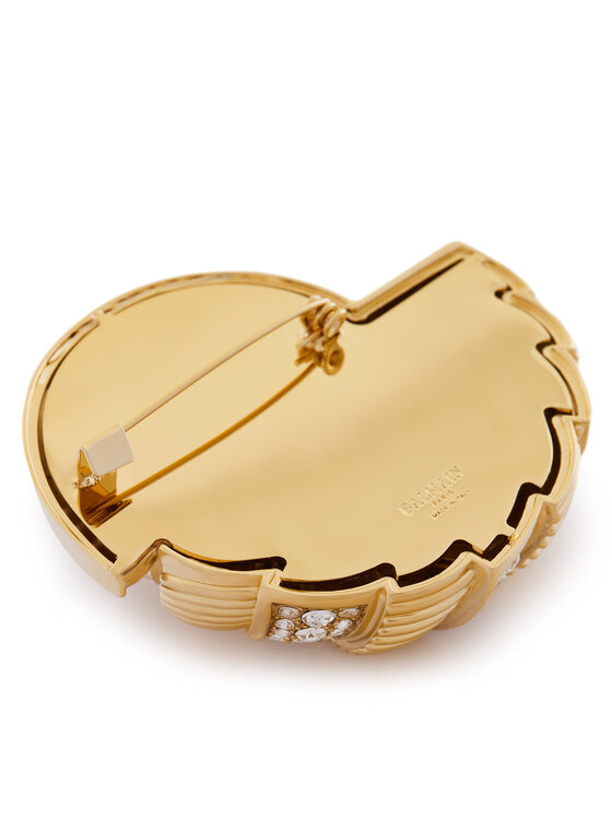 Balmain Balmain Brosche DN0XM394MBRY Goldfarben