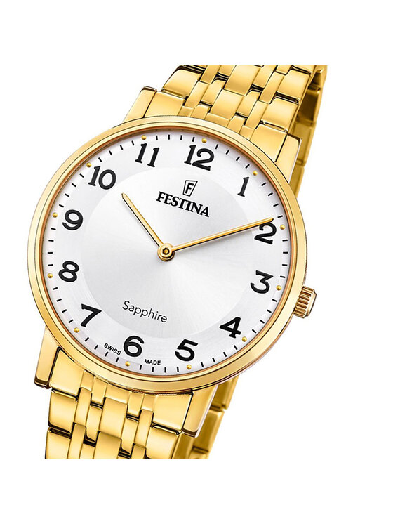 Festina Festina Zegarek F20046-1 Złoty