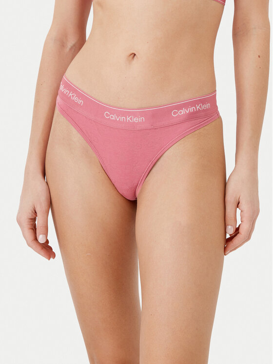 Calvin Klein Underwear Calvin Klein Underwear Chilot tanga 000QF7878E Roz
