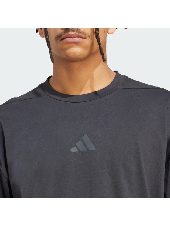 adidas adidas T-shirt PrimeLift Workout JN3680 Crna Oversize