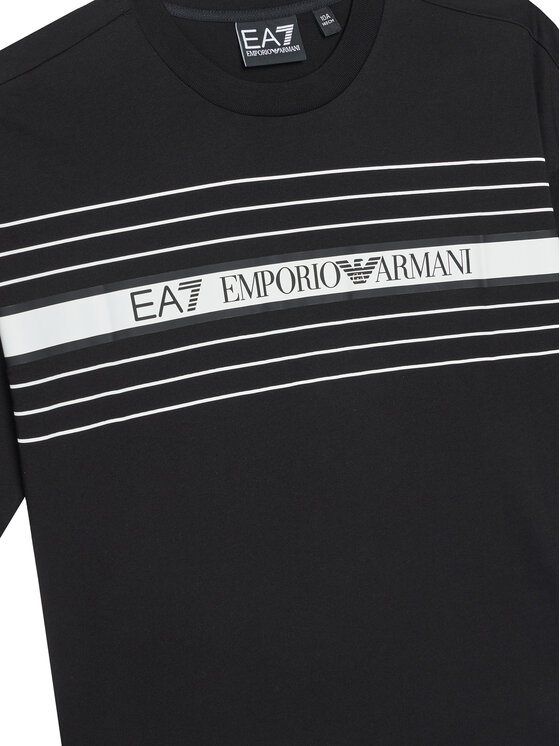 EA7 Emporio Armani EA7 Emporio Armani T-särk 7B000069 AF10378 UC001 Must Relaxed Fit