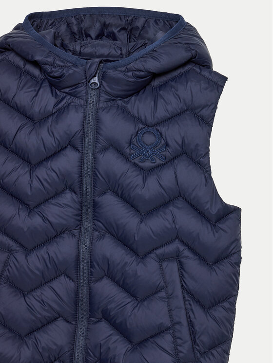 United Colors Of Benetton United Colors Of Benetton Liemenė 2TWDGJ00G Tamsiai mėlyna Regular Fit