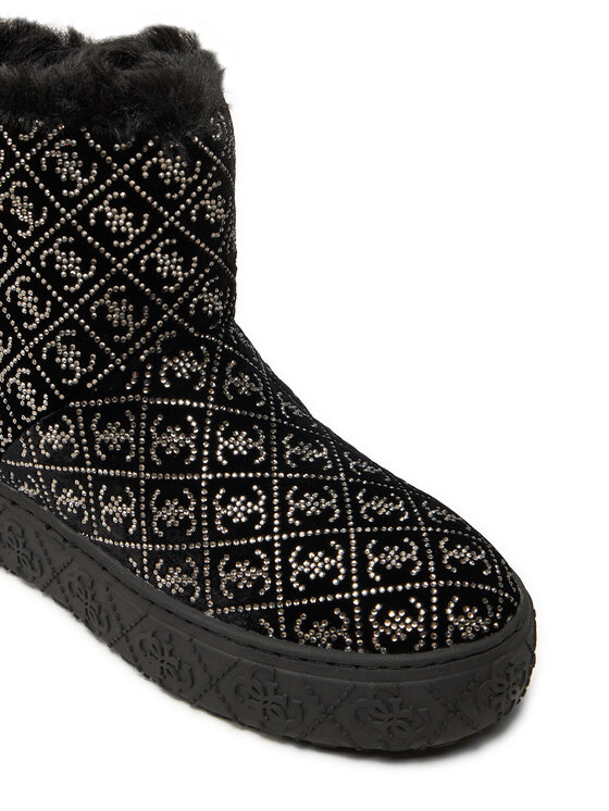 Guess Guess Śniegowce Unitie FLFUTI FAM10 Czarny