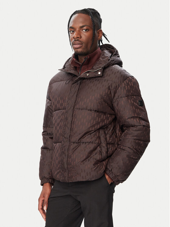 KARL LAGERFELD KARL LAGERFELD Talvejope 505007 564504 Tumepruun Regular Fit