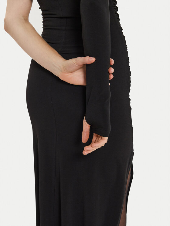 Eleh Eleh Večernja haljina E00241 Crna Slim Fit