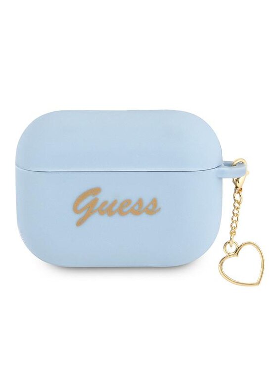 Etui na słuchawki Guess, Niebieskie, AirPods