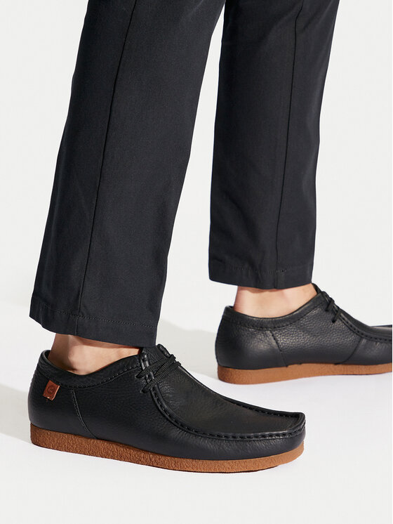 Clarks Clarks Мокасини Shacre II Run 261635987 Чорний