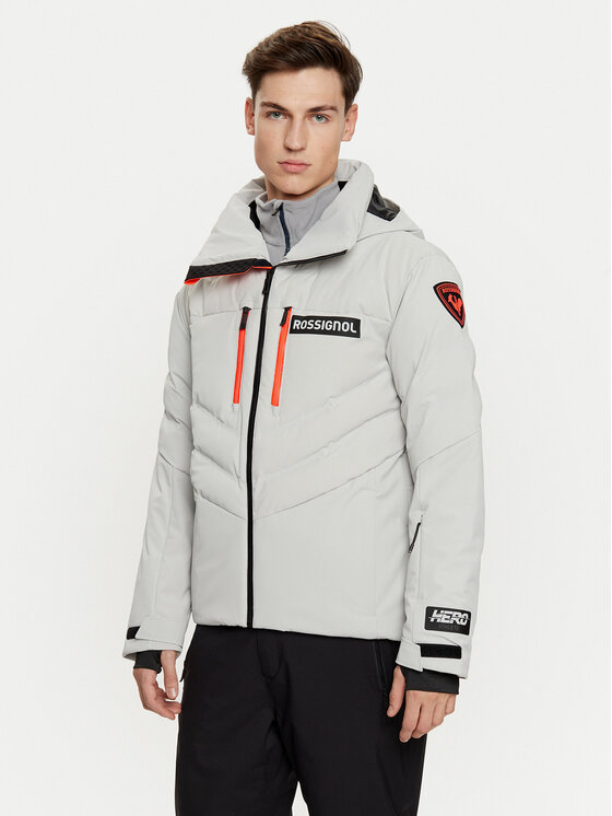 Rossignol Rossignol Lyžařská bunda Hero RLNMJ16 Šedá Regular Fit