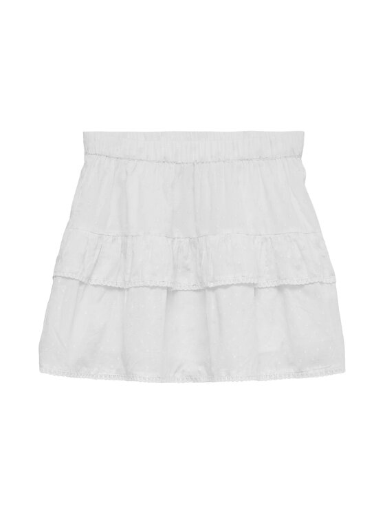 Vero Moda Vero Moda Mini sukně Trine 10342736 Bílá Regular Fit