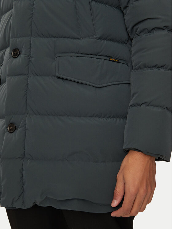 Hetregó Hetregó Kurtka puchowa Parker 8N436M Zielony Regular Fit