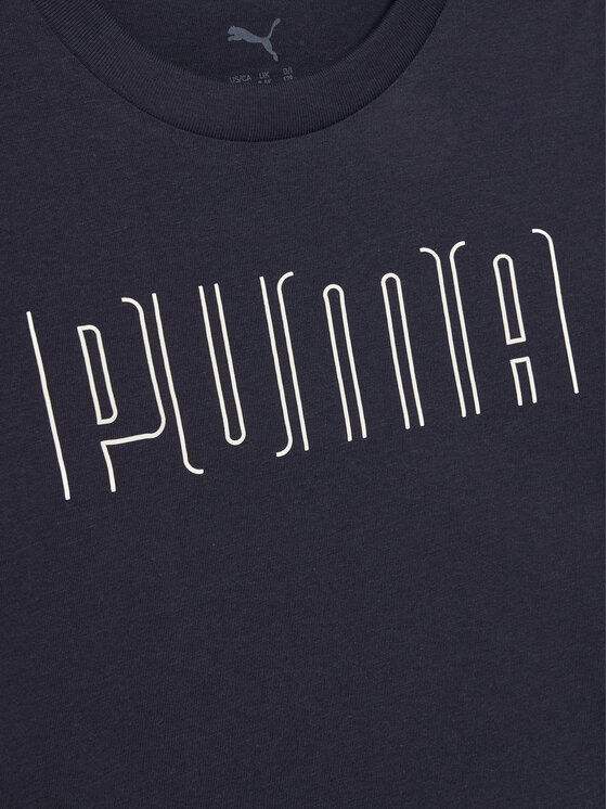 Puma Puma Marškinėliai Puma Sport Graphic 685850 Tamsiai mėlyna Regular Fit