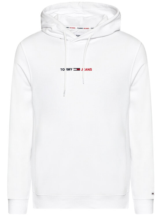 Tommy Jeans Džemperis Tjm Straight Logo DM0DM10190 Balta Regular Fit •  Modivo.lt