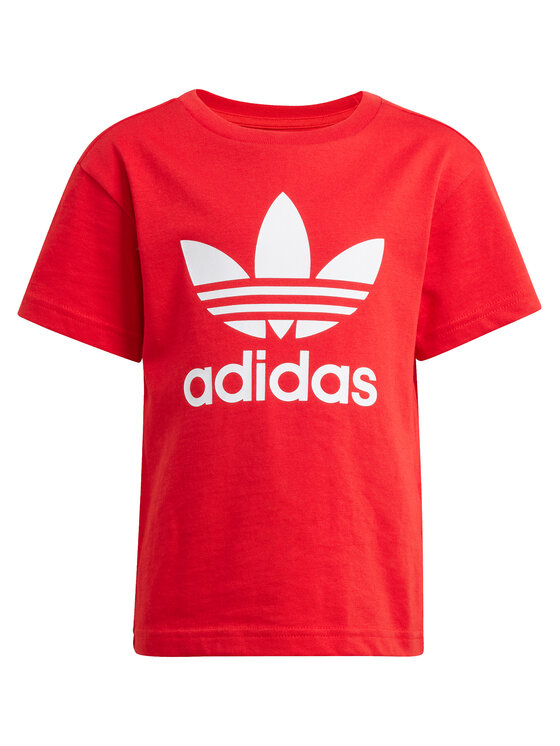 adidas adidas Súprava Tričko a šortky adicolor JC9156 Červená Regular Fit