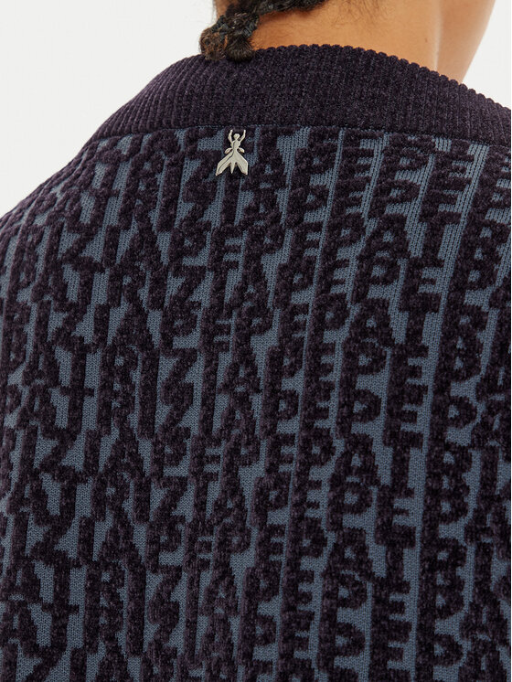 Patrizia Pepe Patrizia Pepe Sweter 2K0268 K210 Granatowy Regular Fit
