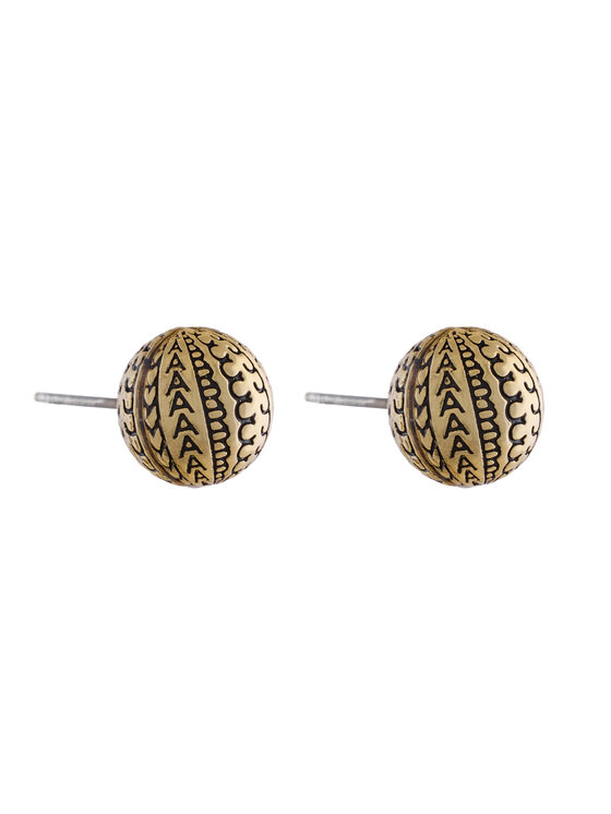 Marc Jacobs Marc Jacobs Naušnice The Monogram Stud 2S4JER001J53 Zlatá