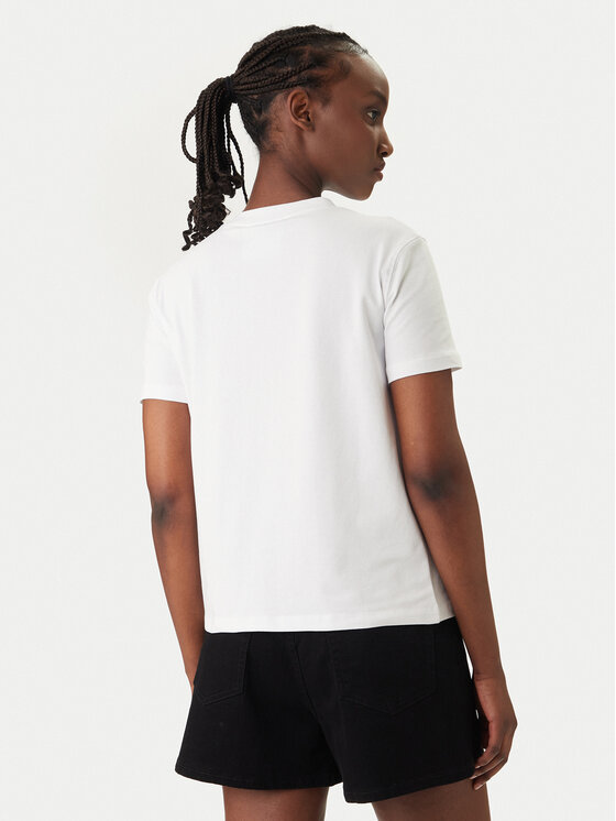 Versace Jeans Versace Jeans T-shirt 80HAHT09 Bianco Regular Fit