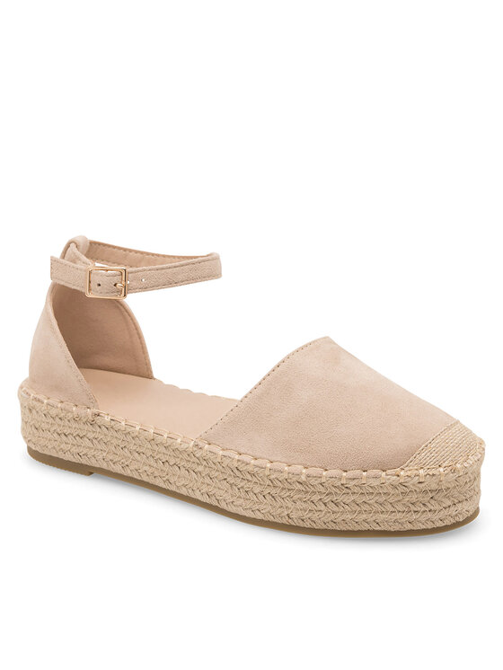 DeeZee DeeZee Espadryle WSS990-215 Beżowy